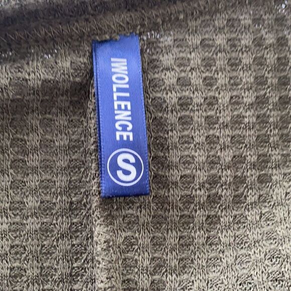 Iwollence hunter green button up thermal sz S - Picture 8 of 9